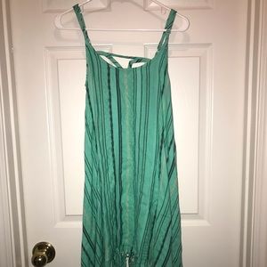 Green and navy strips